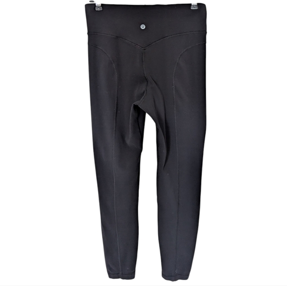 Lululemon Pushing Limits 7/8 Tight (Nulu 25") Black (First Release 6/17) Women 8 - Picture 4 of 11